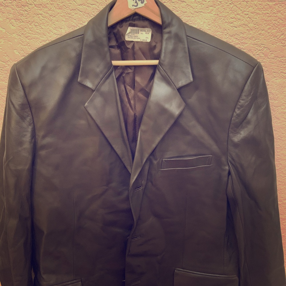 Rosleen CHOC Men Leather Jacket soft and Elegant